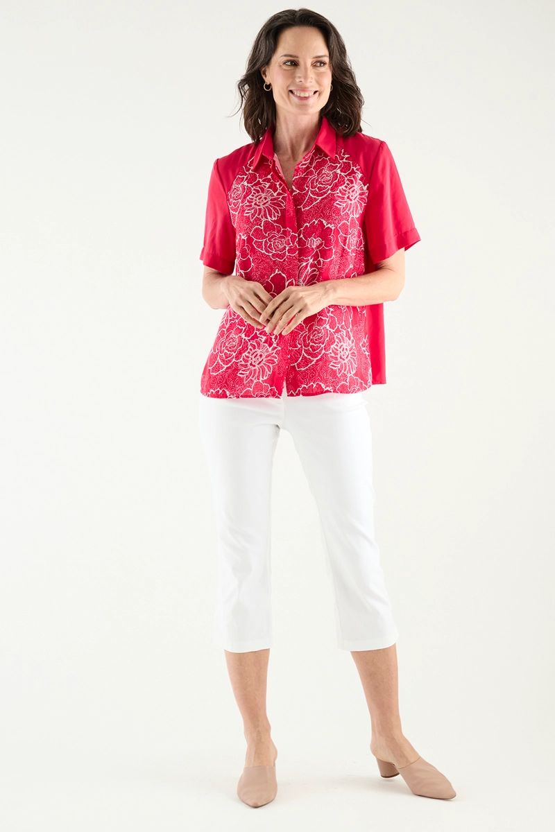 BLUSAS MANGA CORTA MUJER MAGRIFFE - 5