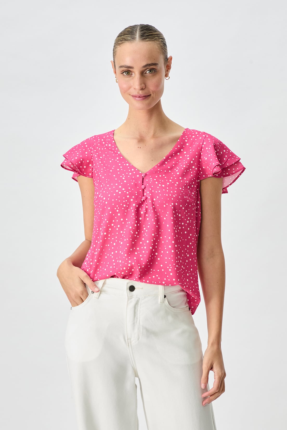 BLUSAS MANGA CORTA MUJER IO - 1