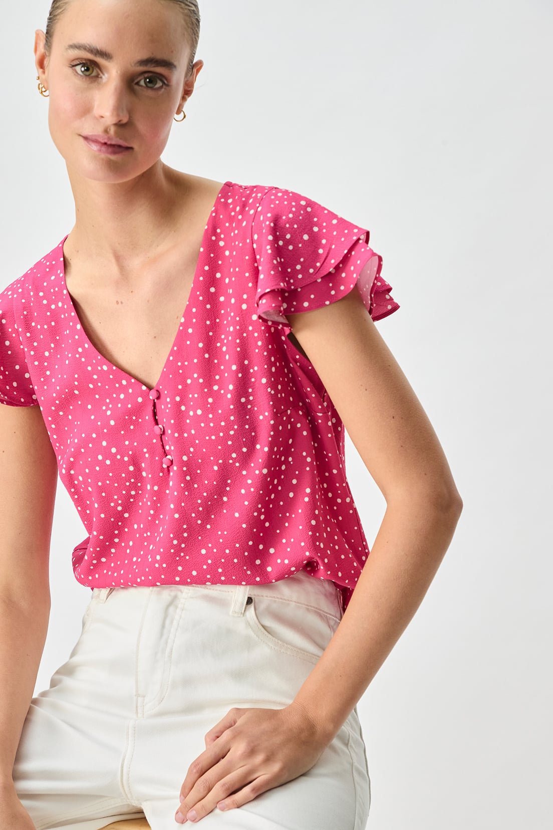 BLUSAS MANGA CORTA MUJER IO - 2