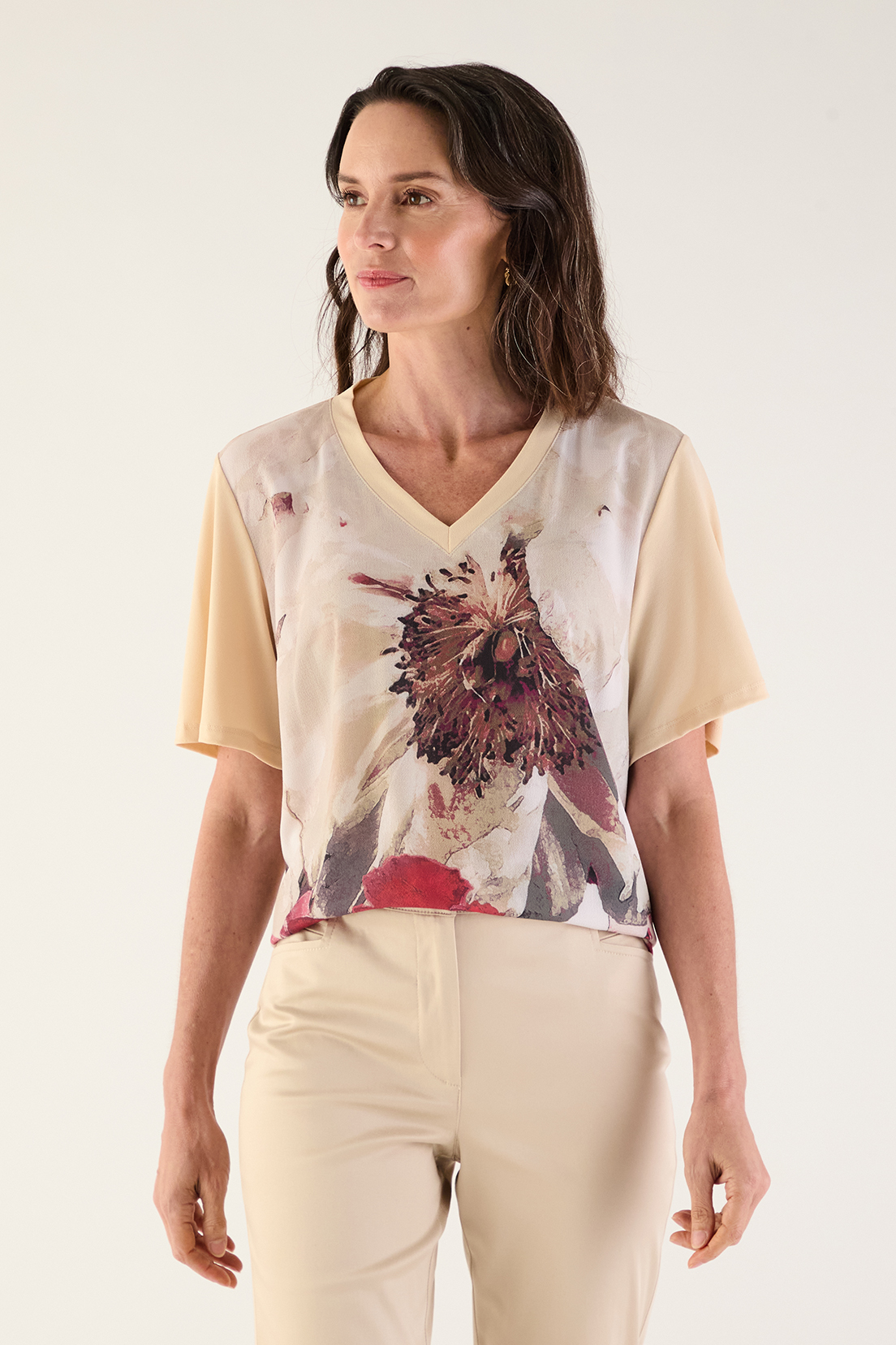 POLERA MANGA CORTA MUJER MAGRIFFE - 1