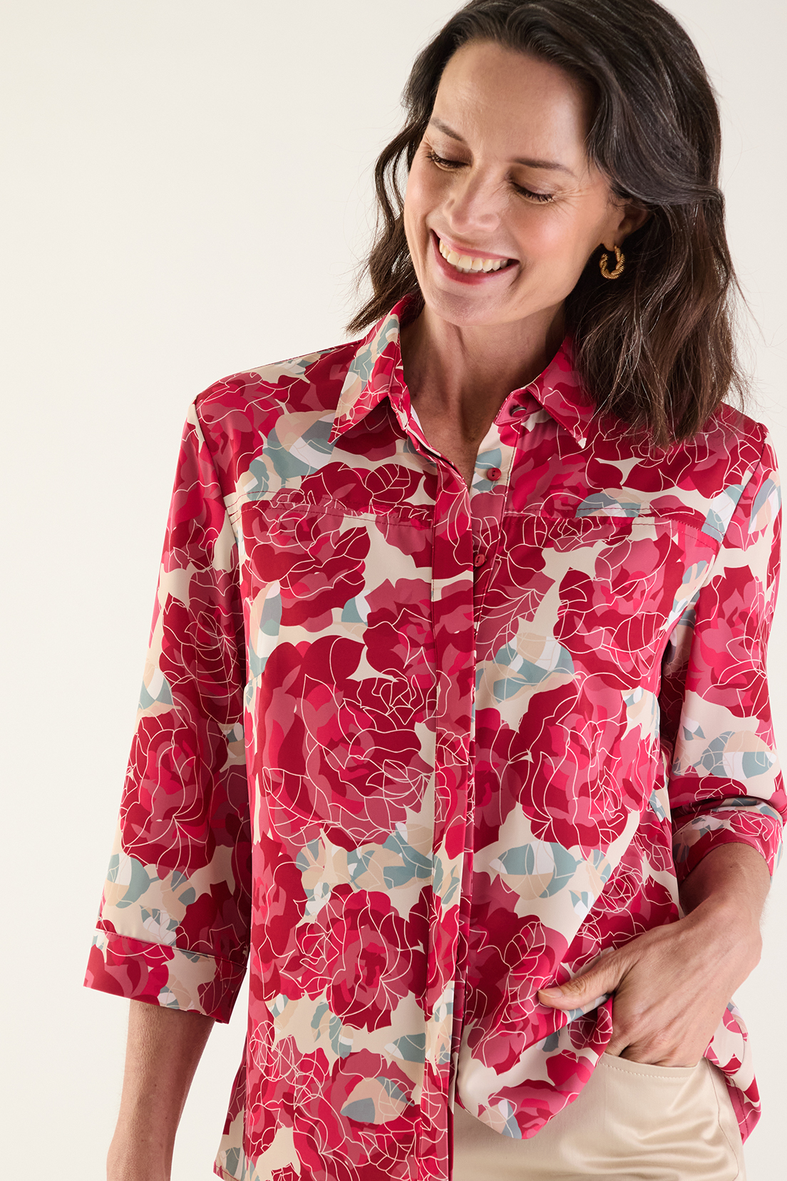 BLUSAS MANGA LARGA MUJER MAGRIFFE - 1