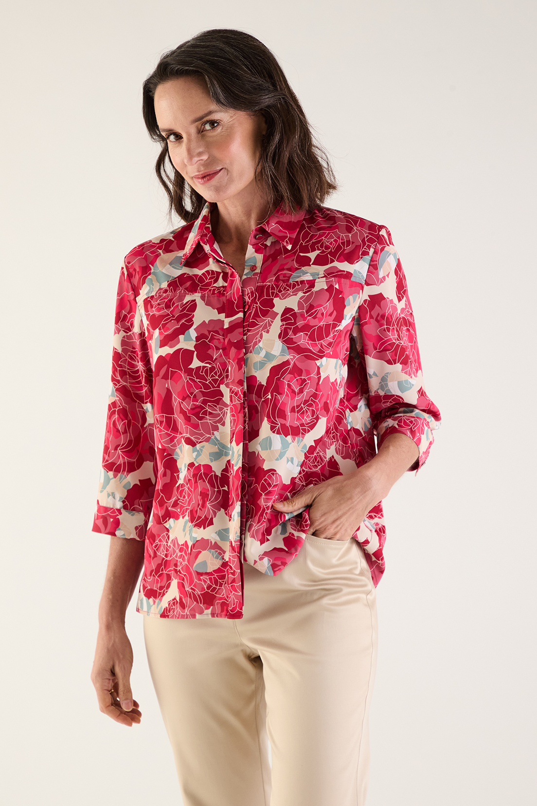 BLUSAS MANGA LARGA MUJER MAGRIFFE - 2