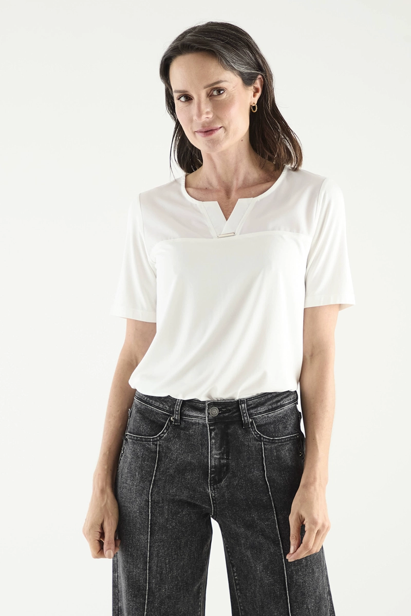 POLERA MANGA CORTA MUJER MAGRIFFE - 1