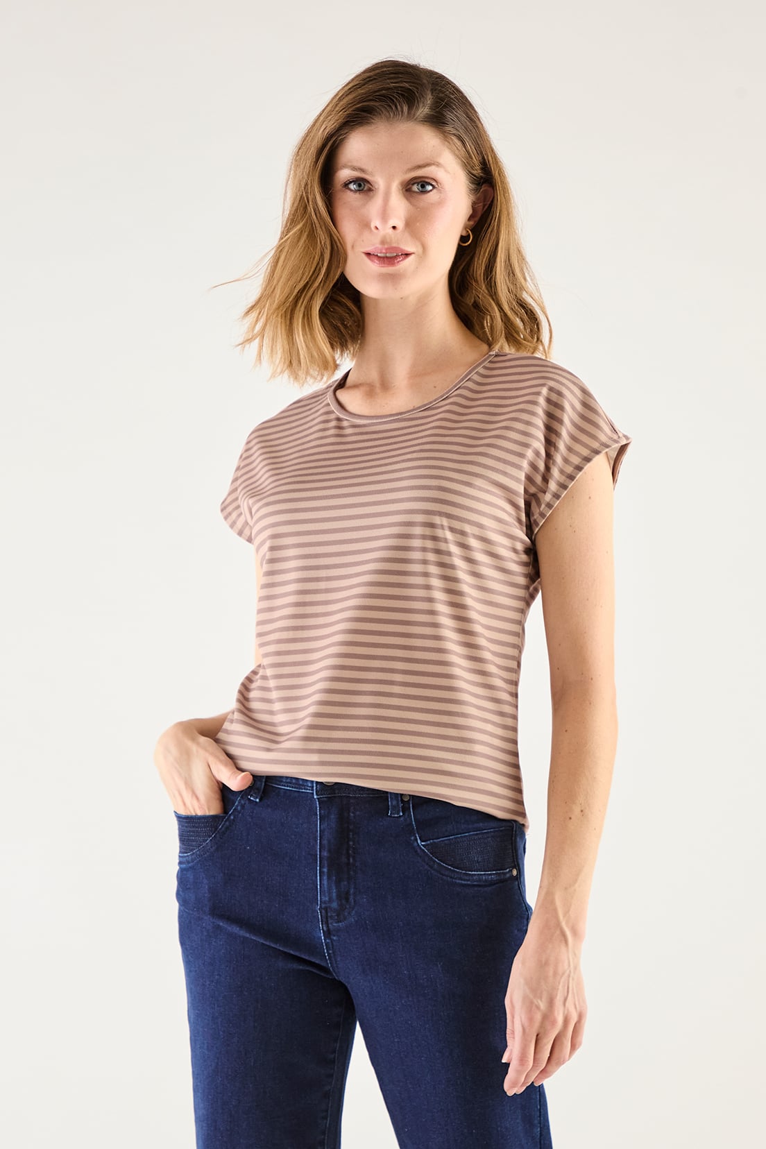 POLERA MANGA CORTA MUJER MAGRIFFE - 1