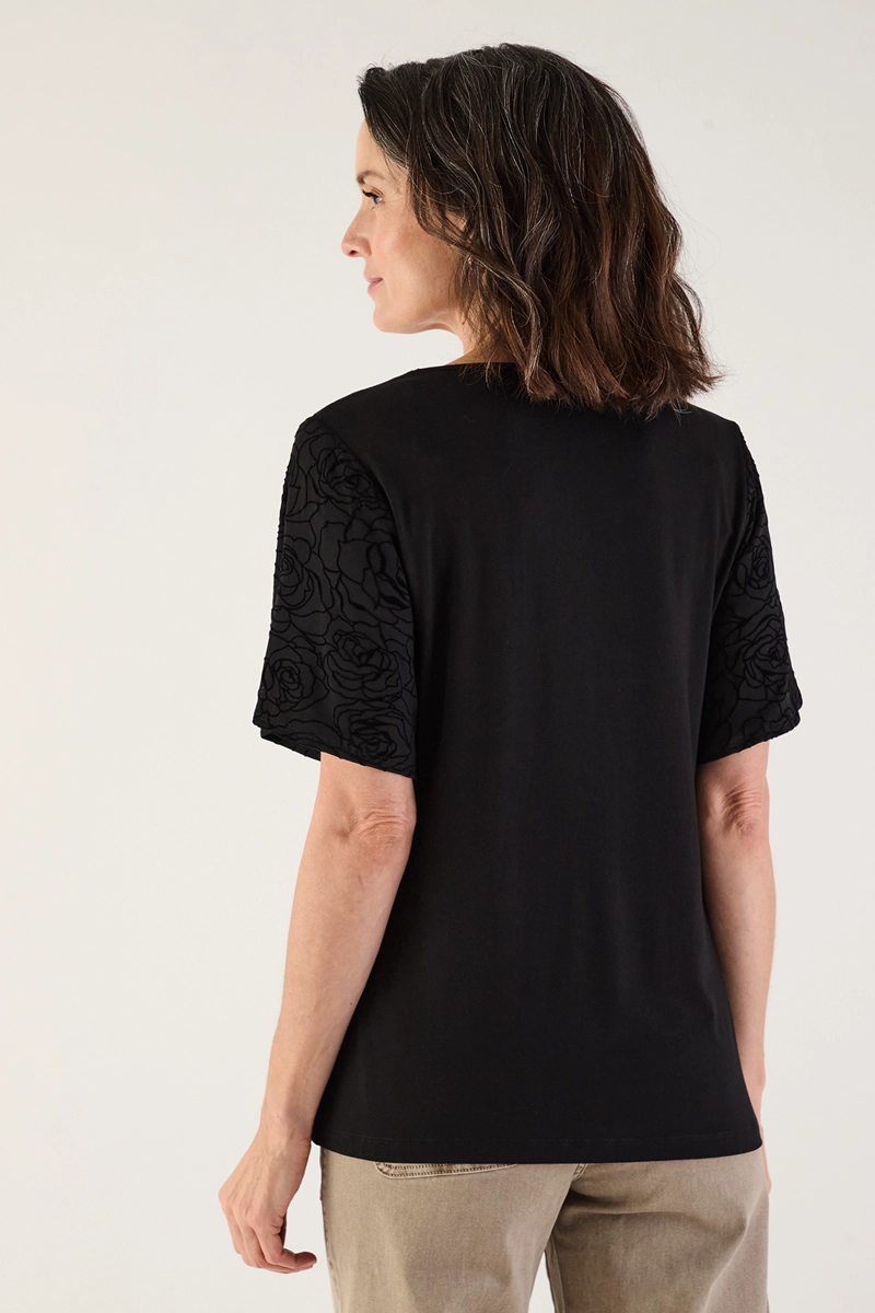 POLERA MANGA CORTA MUJER MAGRIFFE - 4