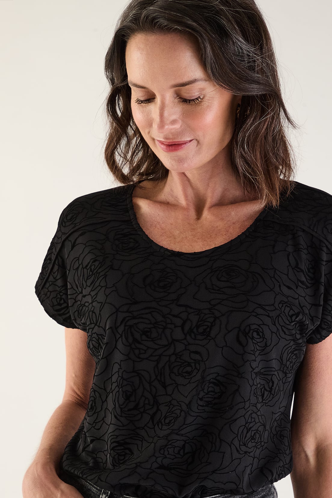 POLERA MANGA CORTA MUJER MAGRIFFE - 1