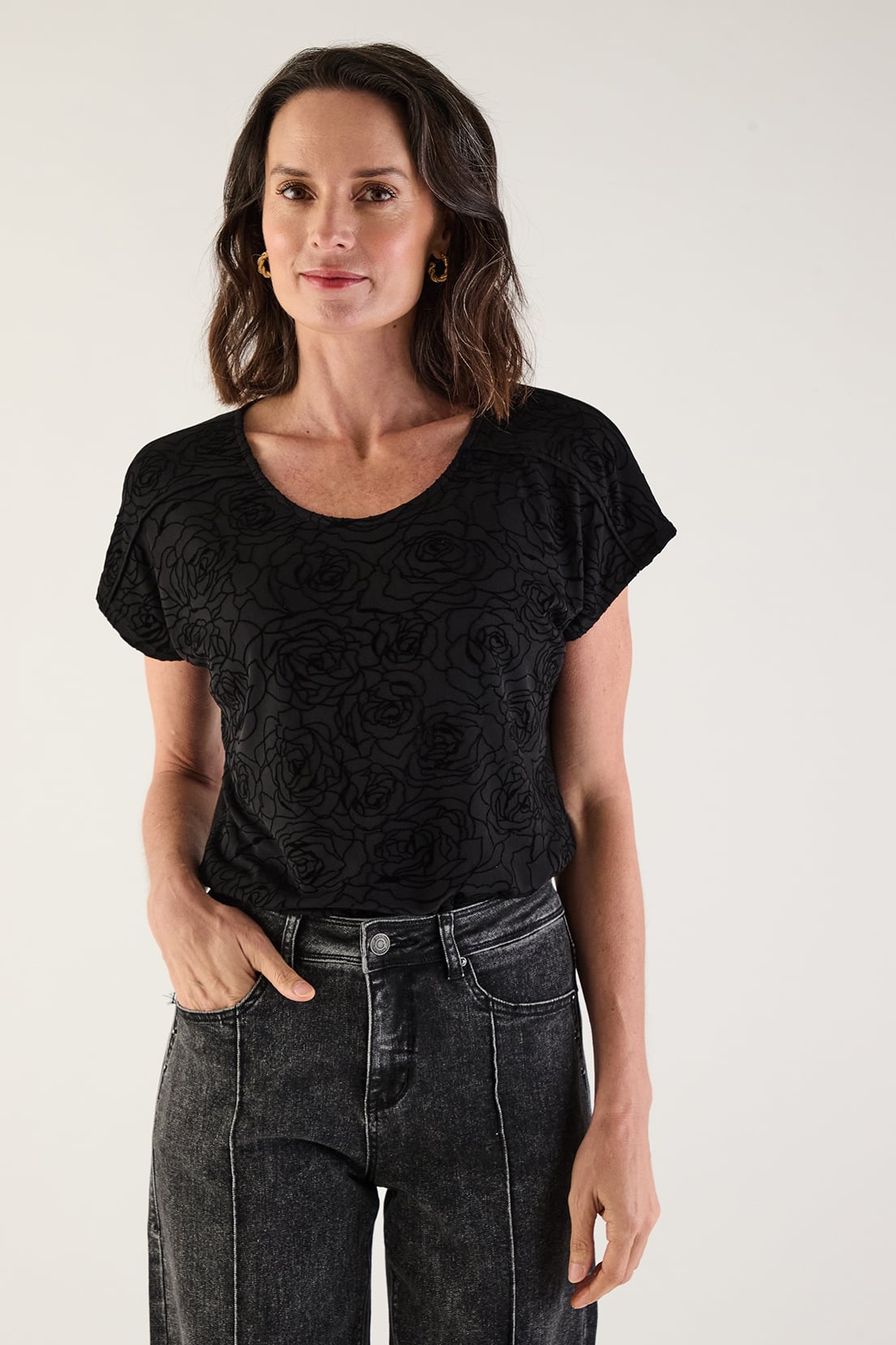 POLERA MANGA CORTA MUJER MAGRIFFE - 2