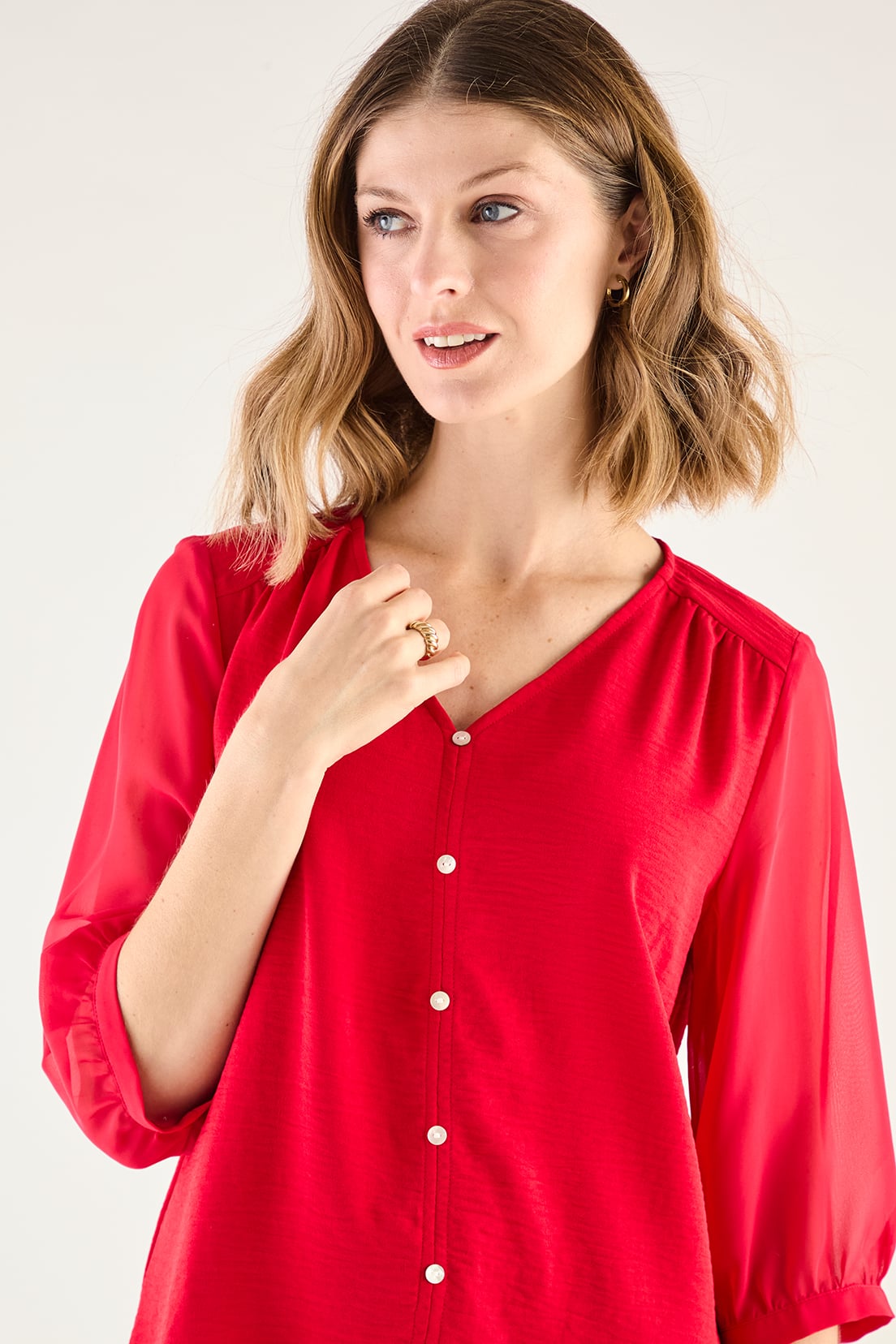 BLUSAS MANGA LARGA MUJER MAGRIFFE - 2