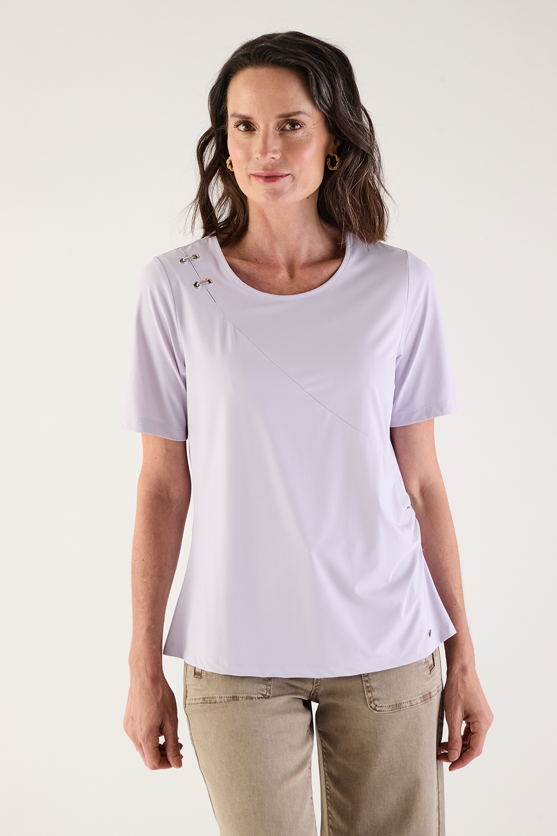 POLERA MANGA CORTA MUJER MAGRIFFE - 1