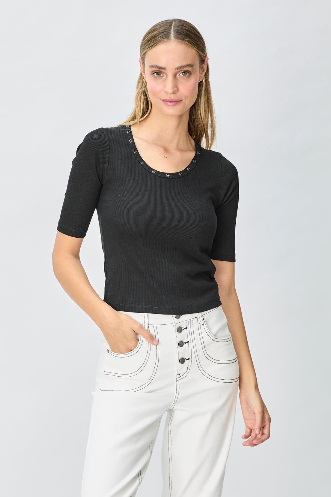 POLERA MANGA CORTA MUJER IO - 1