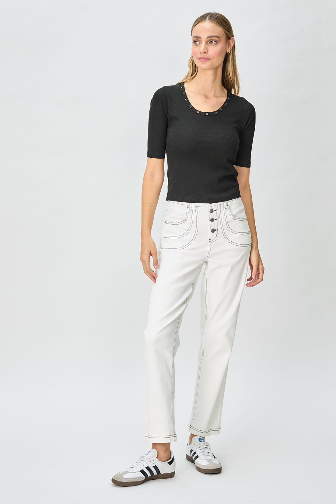 POLERA MANGA CORTA MUJER IO - 5