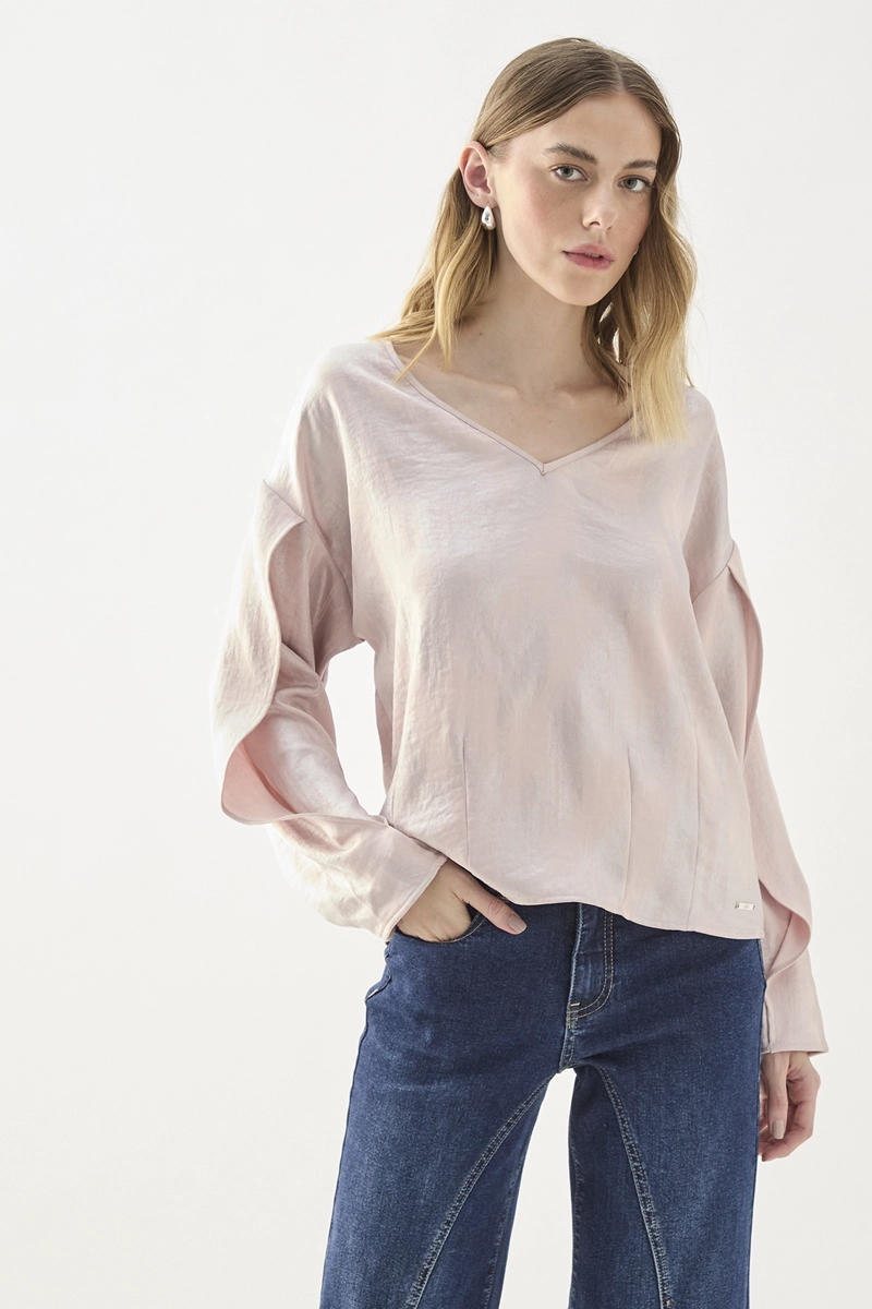 BLUSAS MANGA LARGA MUJER ASH - 1