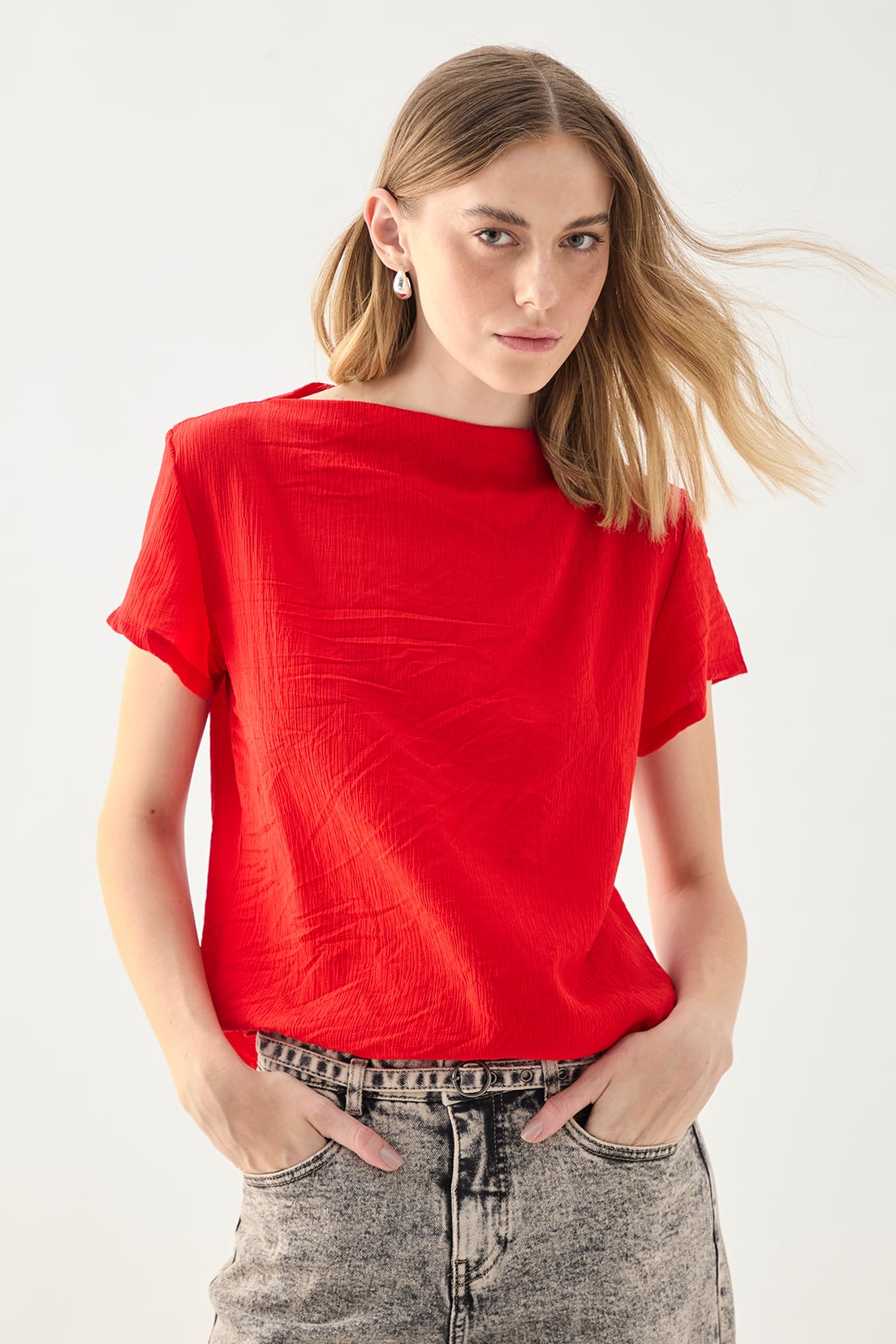 POLERA MANGA CORTA MUJER ASH - 1