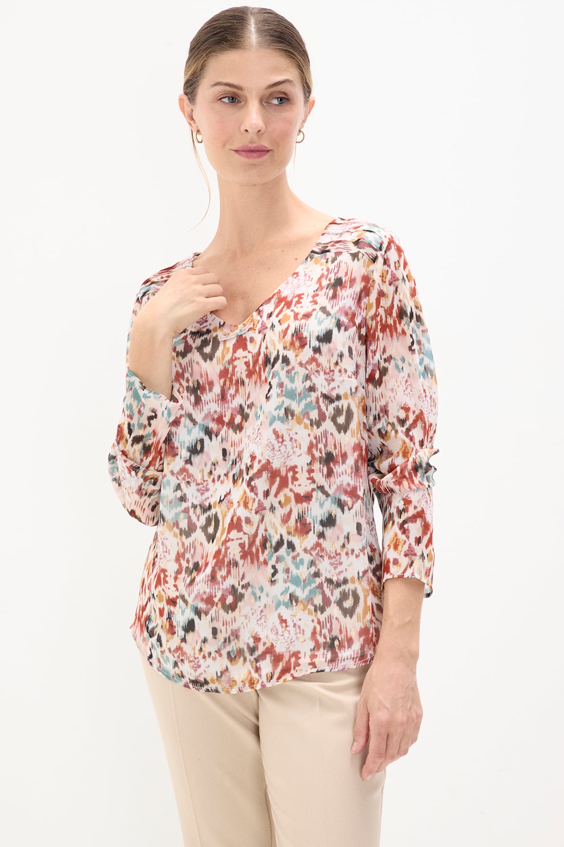 BLUSAS MANGA LARGA MUJER MAGRIFFE - 1