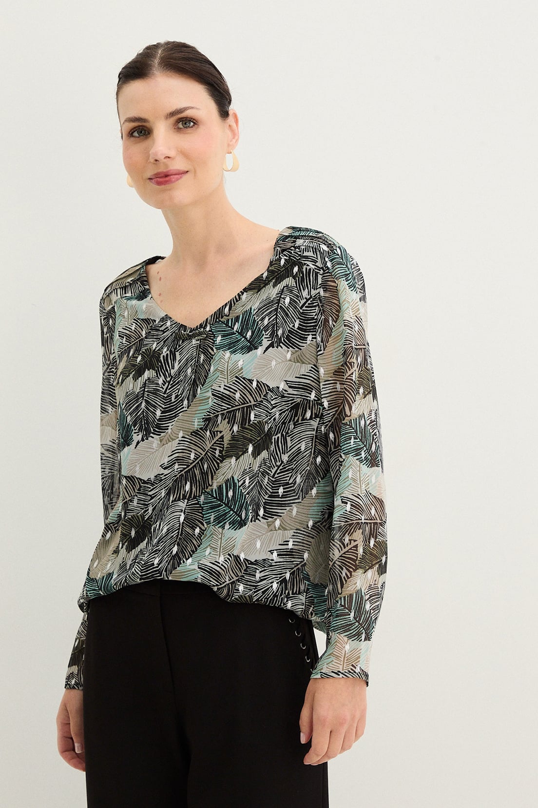 BLUSAS MANGA LARGA MUJER MAGRIFFE - 2