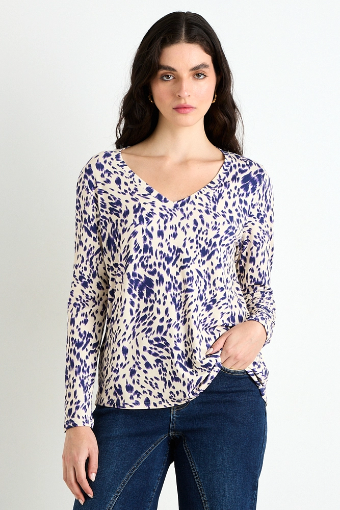 POLERA MANGA LARGA MUJER ASH - 1