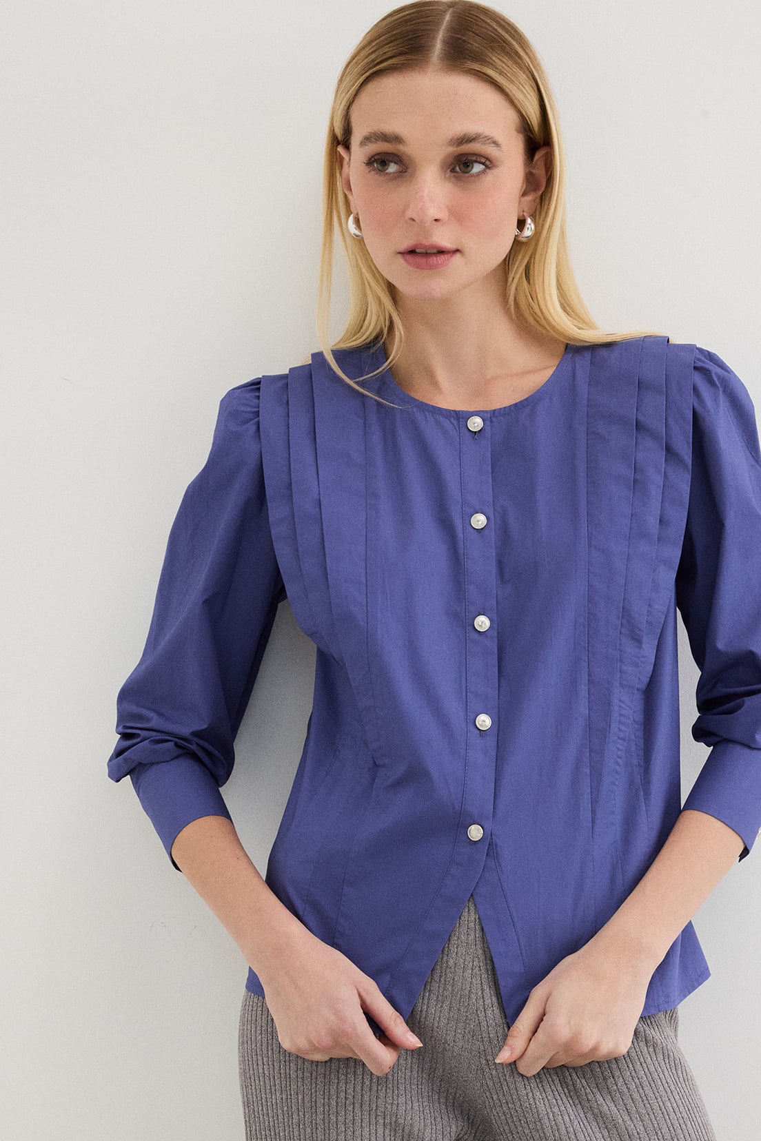 BLUSAS MANGA LARGA MUJER ASH - 1