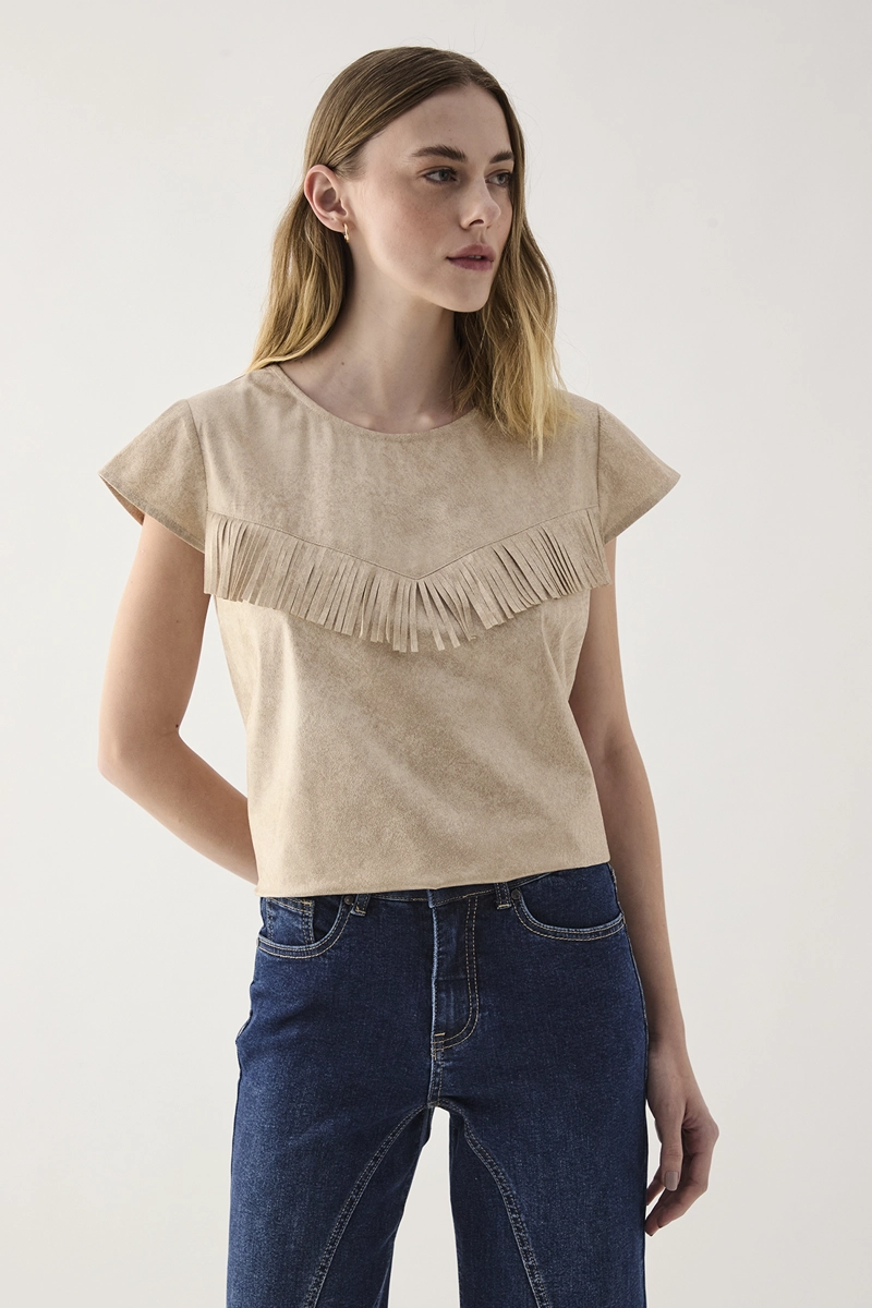 POLERA MANGA CORTA MUJER ASH - 1