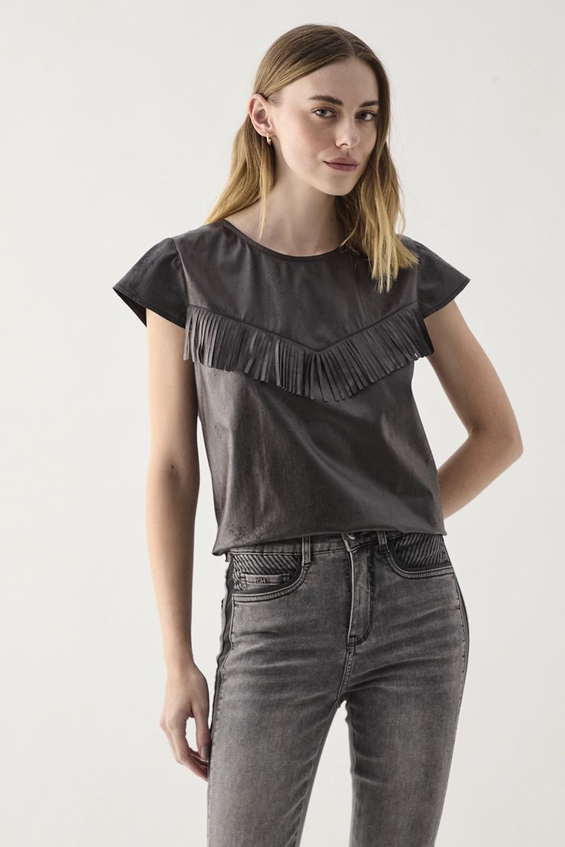 POLERA MANGA CORTA MUJER ASH - 1