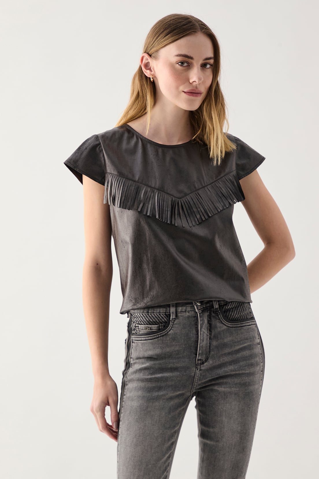 POLERA MANGA CORTA MUJER ASH - 1