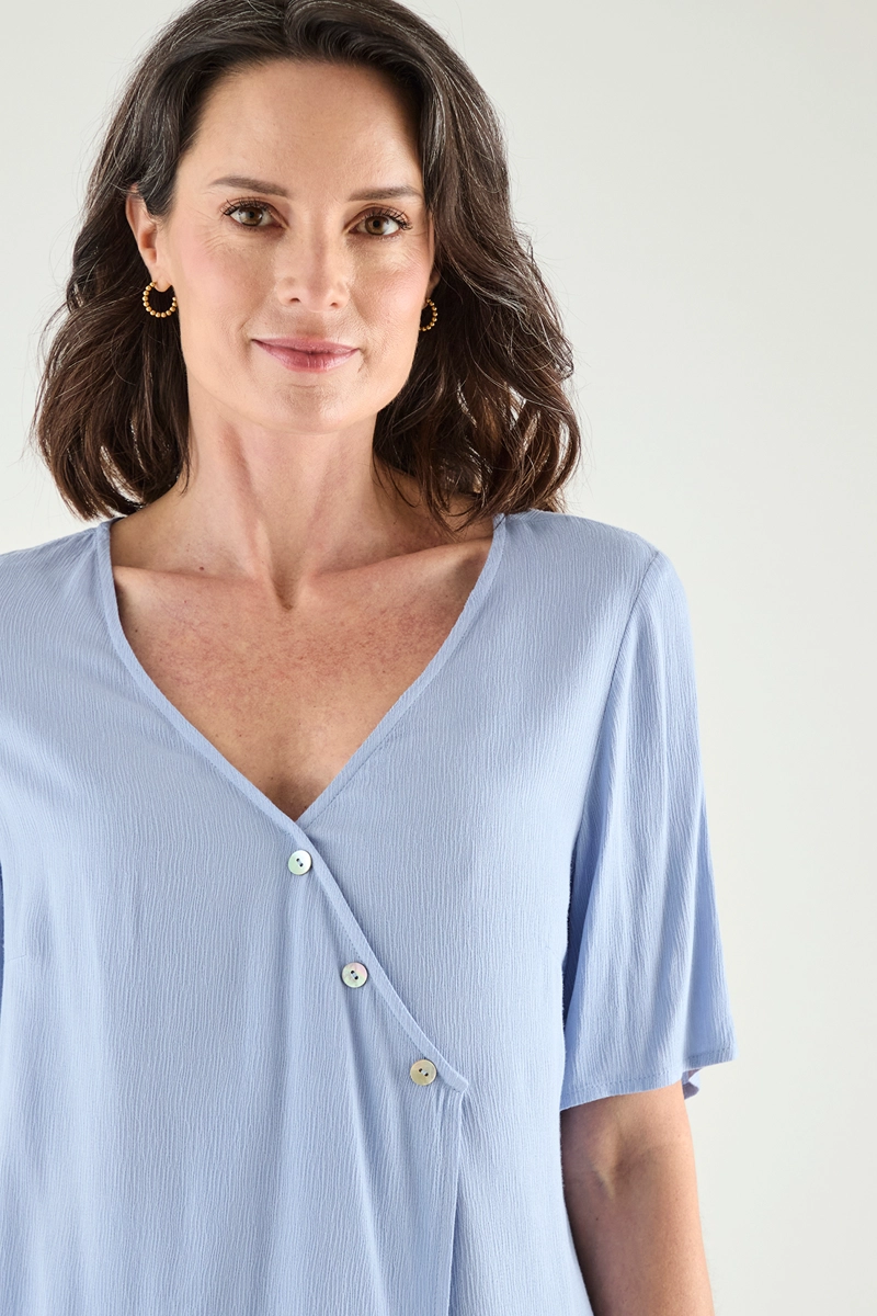 BLUSAS MANGA CORTA MUJER MAGRIFFE - 2