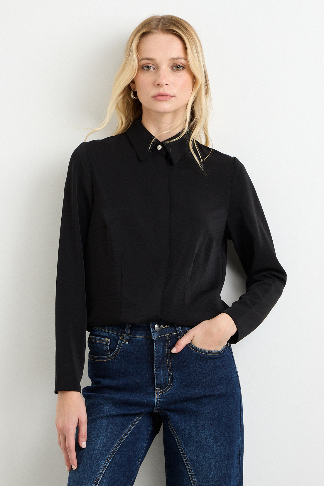 BLUSAS MANGA LARGA MUJER ASH - 1