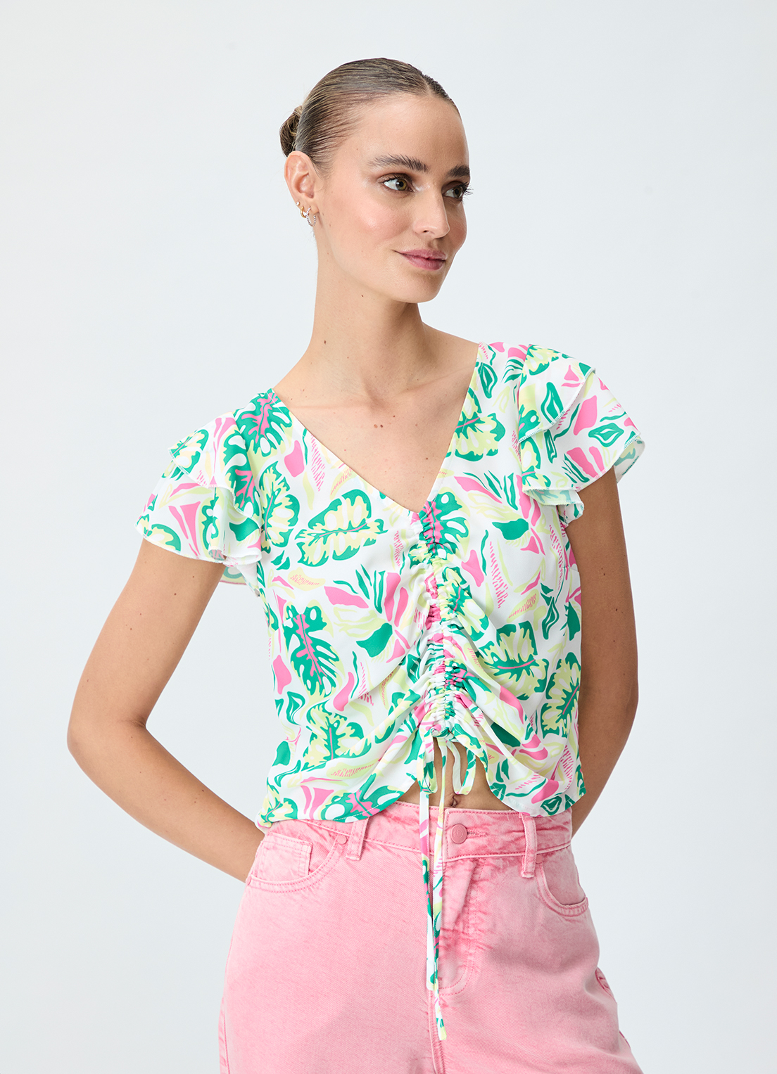 BLUSAS MANGA CORTA MUJER IO - 1