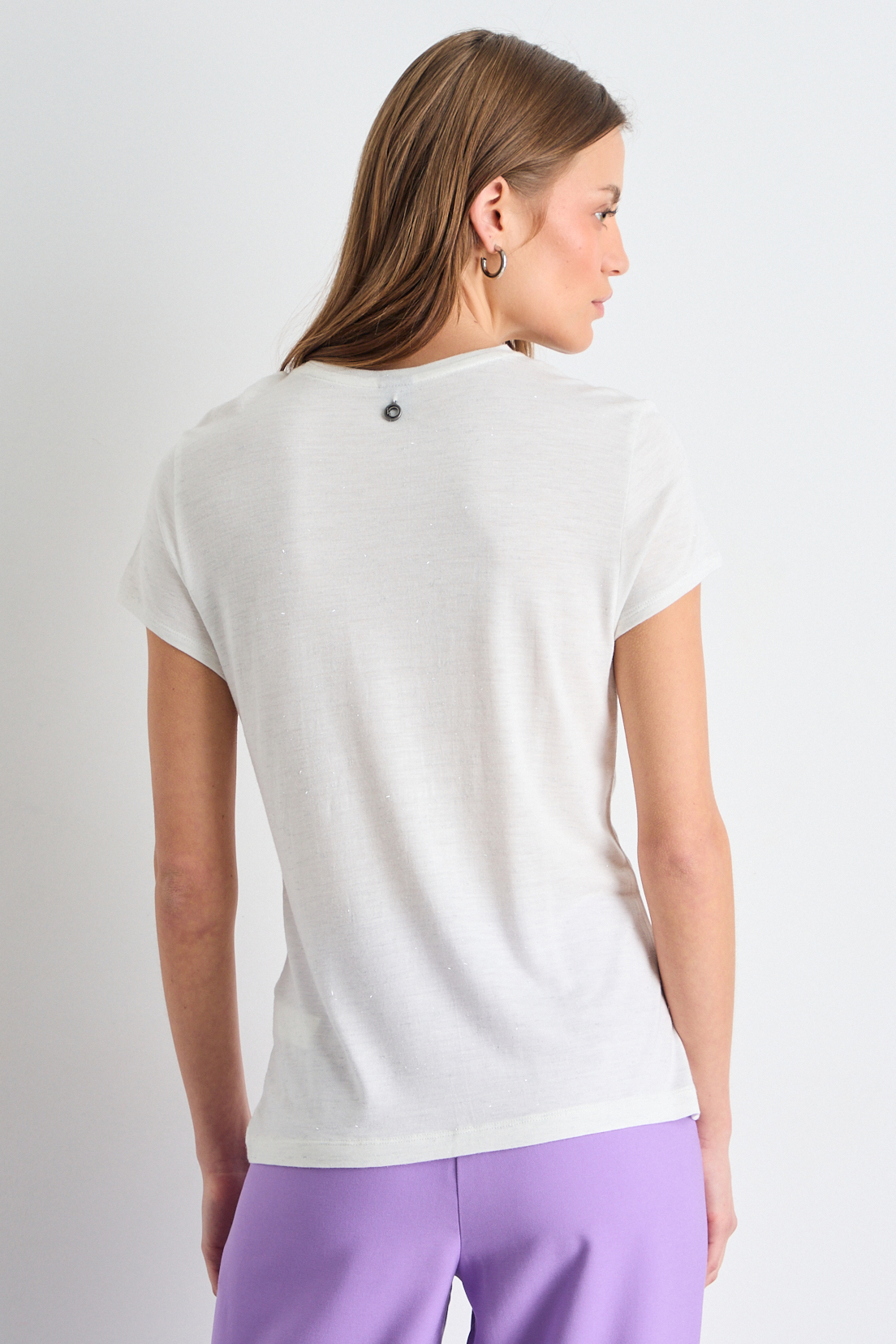POLERA MANGA CORTA CRUDO MUJER IO - 4