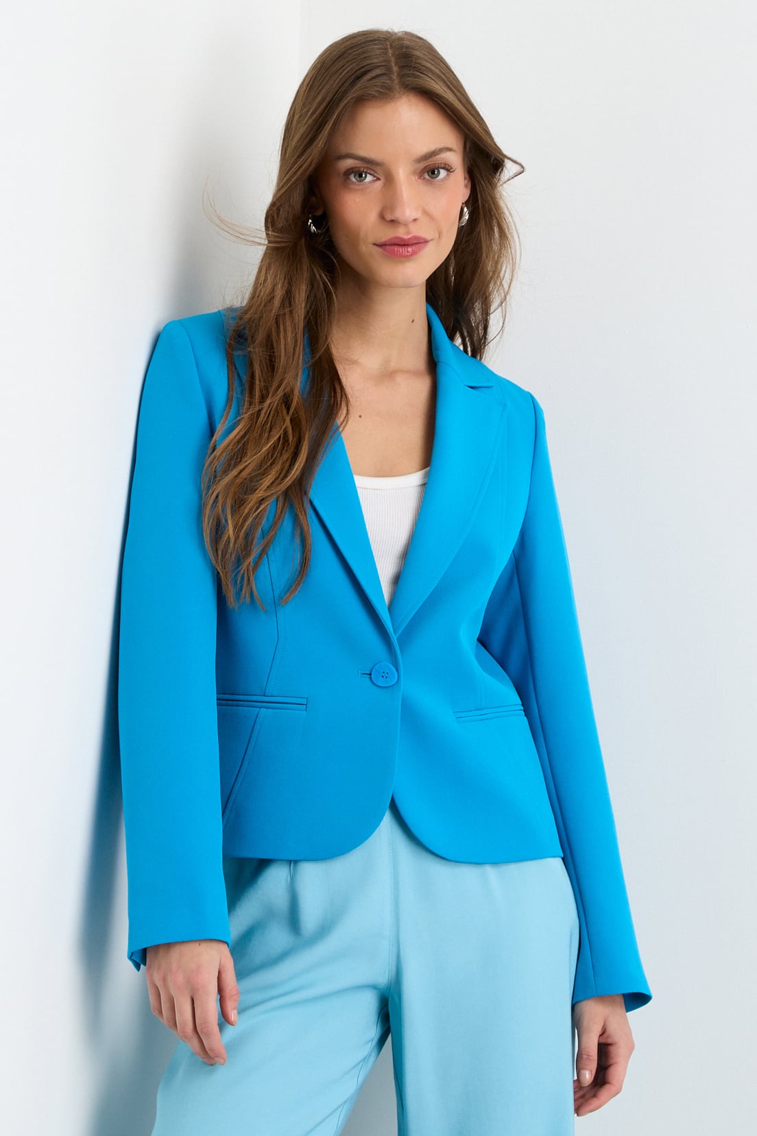 BLAZER AZUL MUJER IO - 1