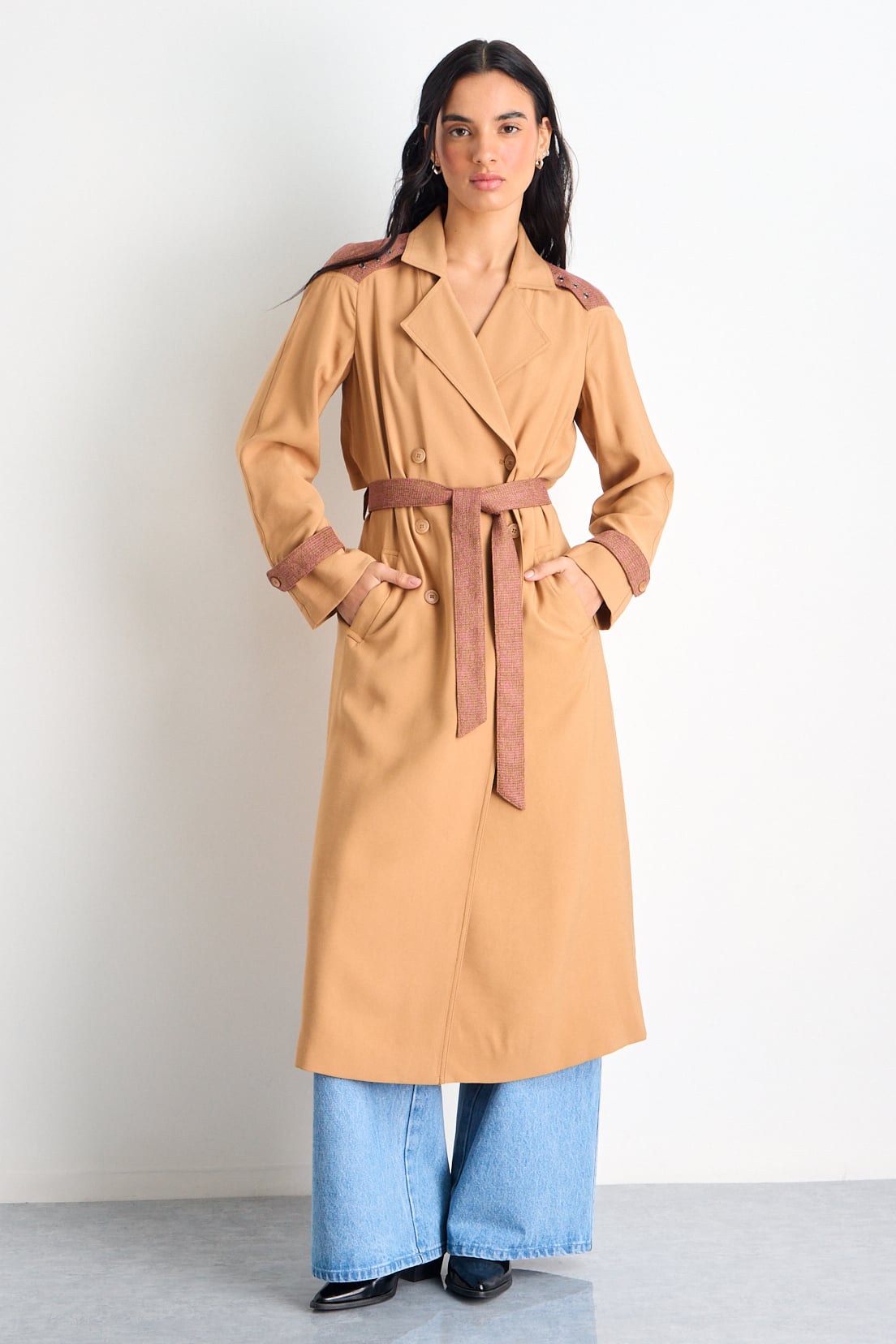 TRENCH CAFE MUJER IO - 1