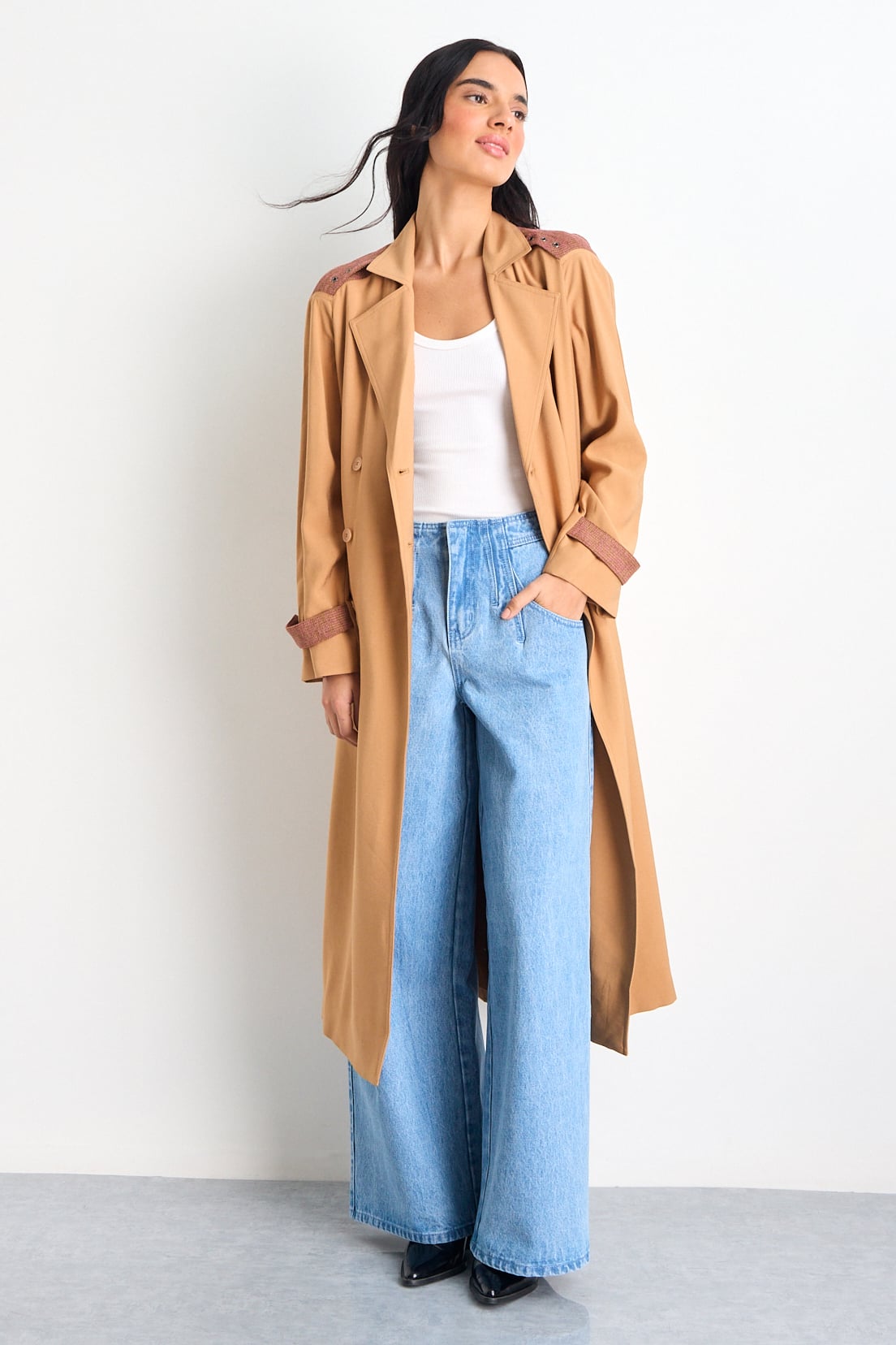 TRENCH CAFE MUJER IO - 3