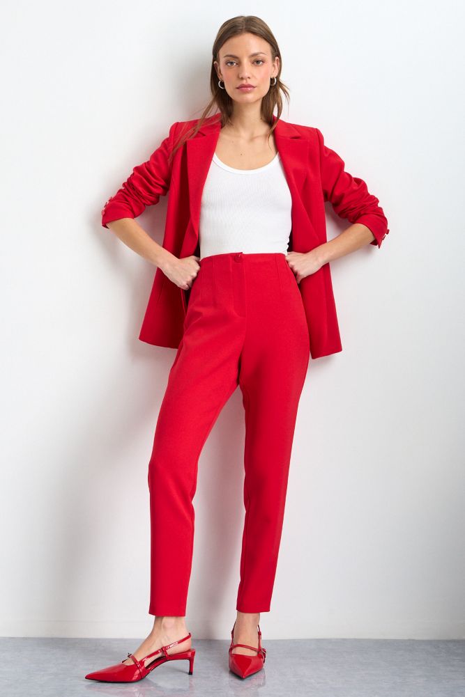 PANTALON ROJO MUJER IO - 1