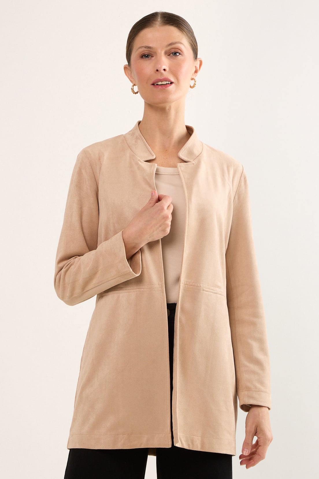 TAPADO ABIERTO BEIGE MUJER MAGRIFFE - 1