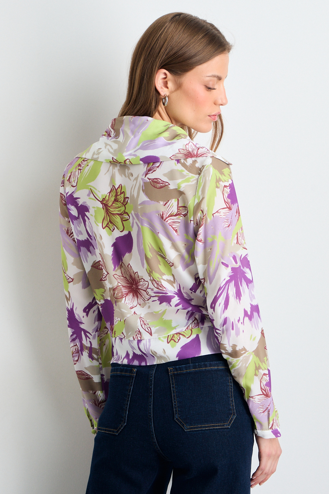 BLUSAS MANGA LARGA MORADO MUJER IO - 5