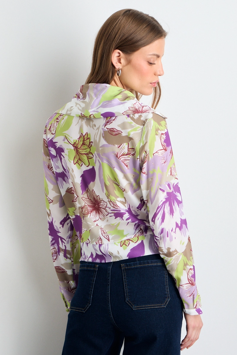 BLUSAS MANGA LARGA MORADO MUJER IO - 5