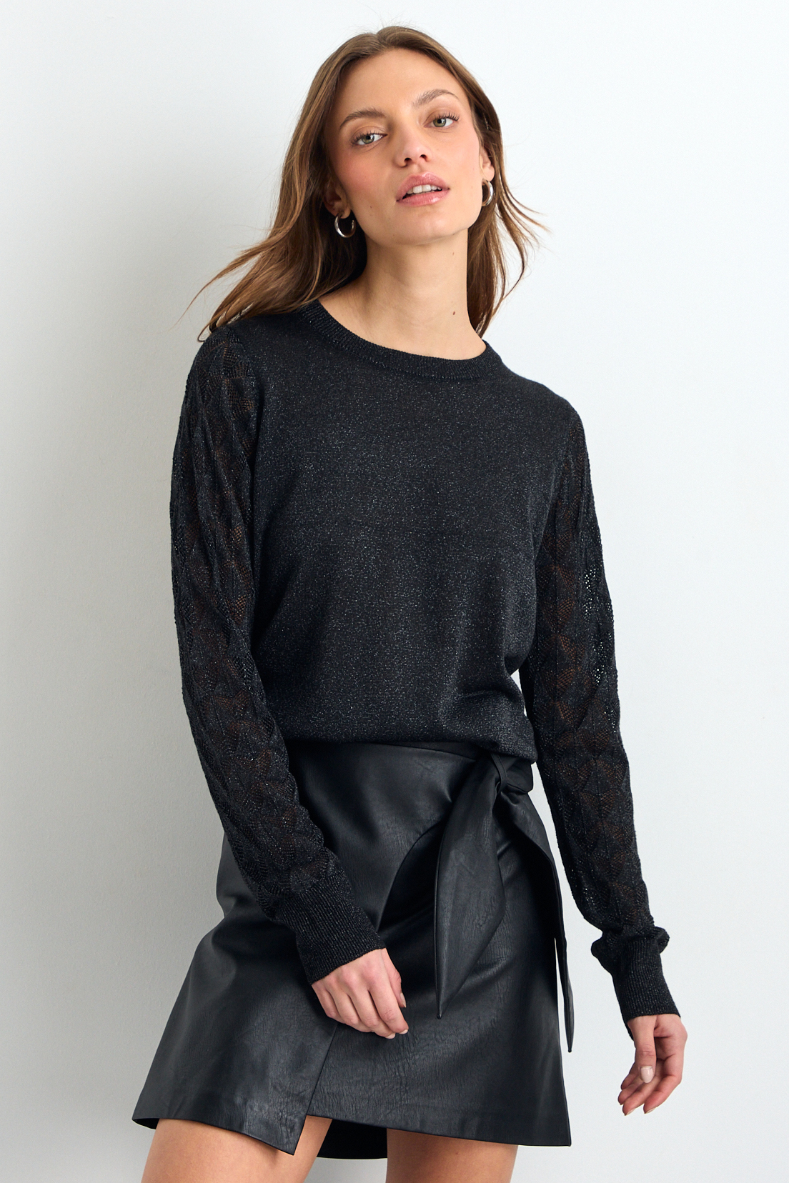 SWEATER NEGRO MUJER IO - 1
