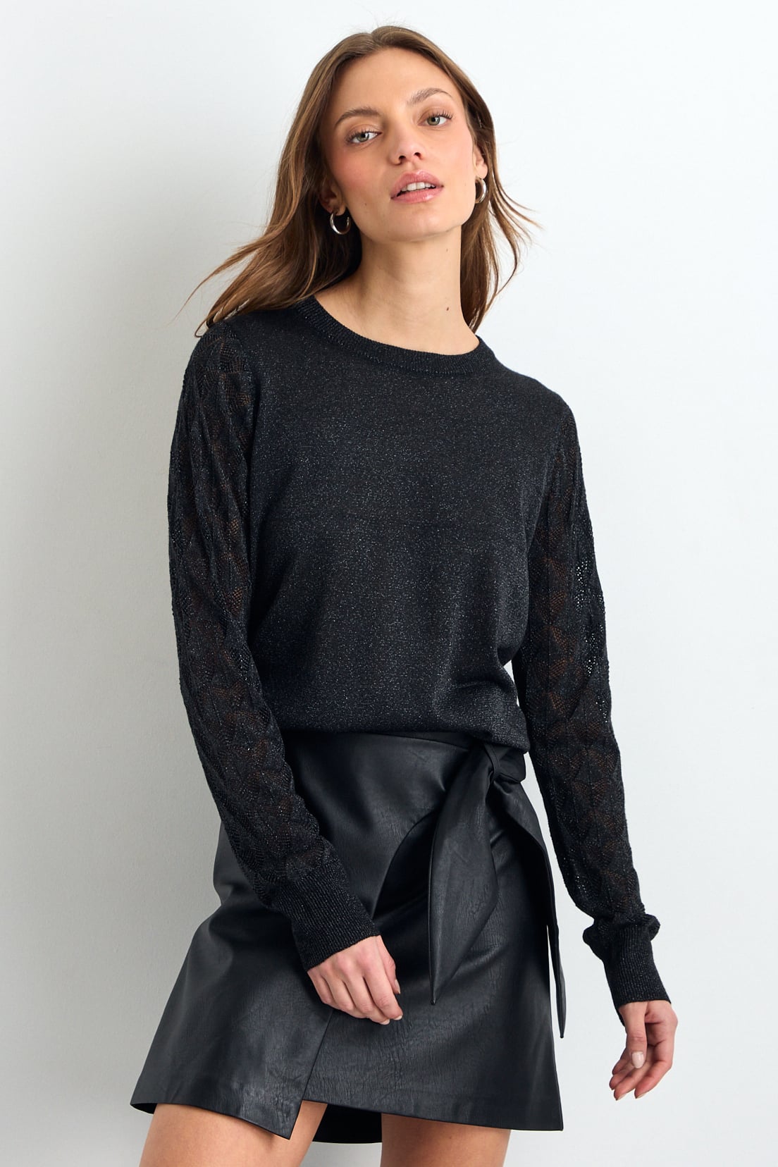 SWEATER NEGRO MUJER IO - 1