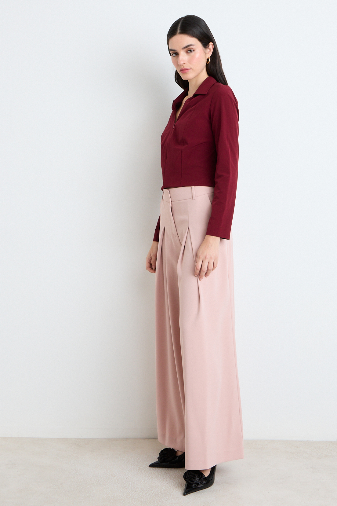 BLUSAS MANGA LARGA MORADO MUJER ASH - 4