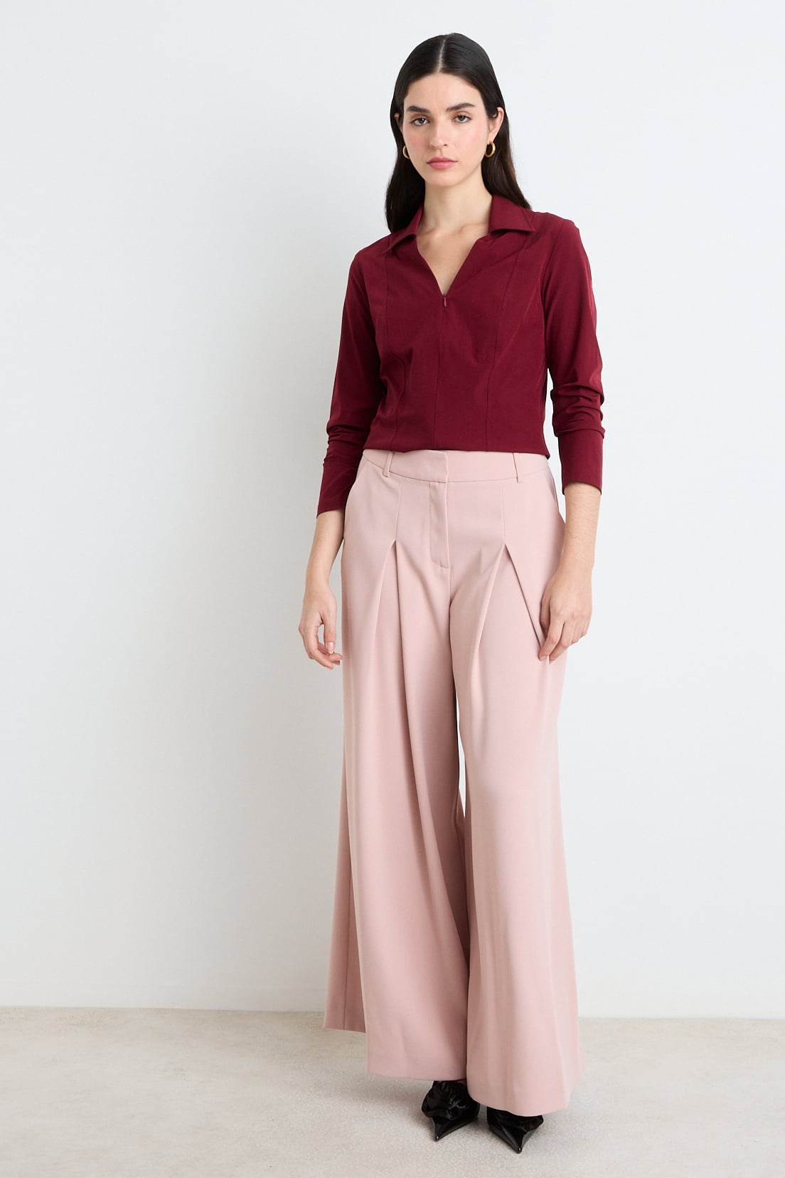 BLUSAS MANGA LARGA MORADO MUJER ASH - 5