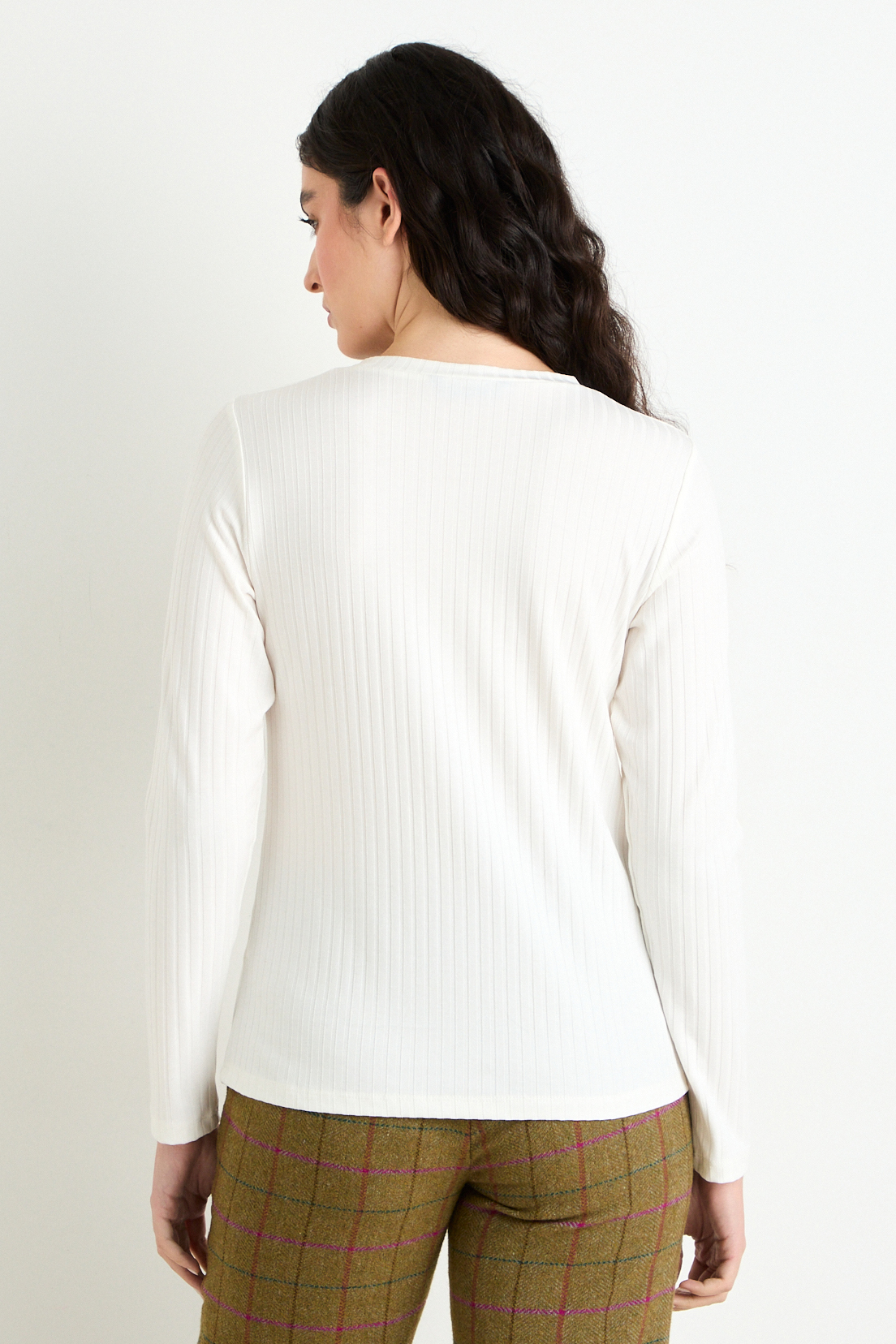 POLERA MANGA LARGA CRUDO MUJER ASH - 3