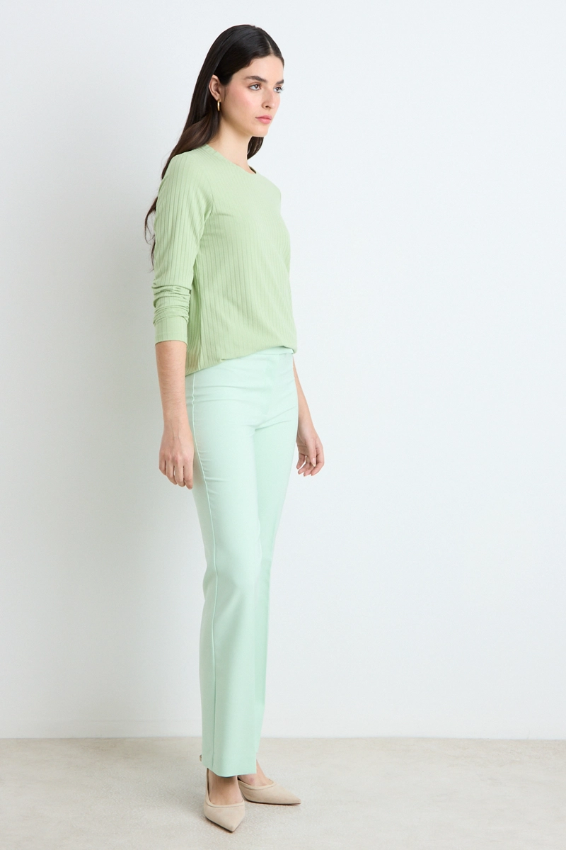 POLERA MANGA LARGA VERDE MUJER ASH - 3