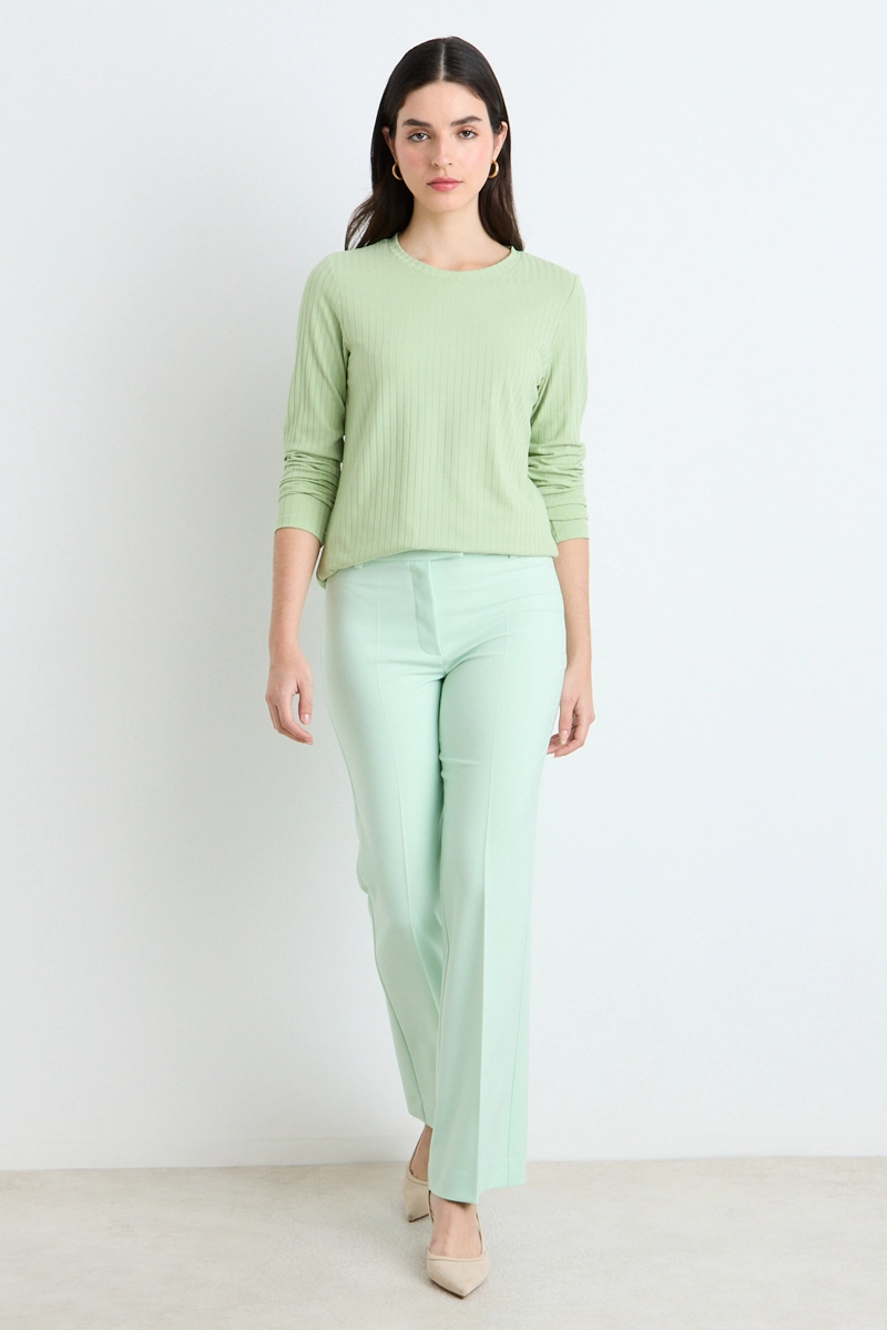 POLERA MANGA LARGA VERDE MUJER ASH - 5