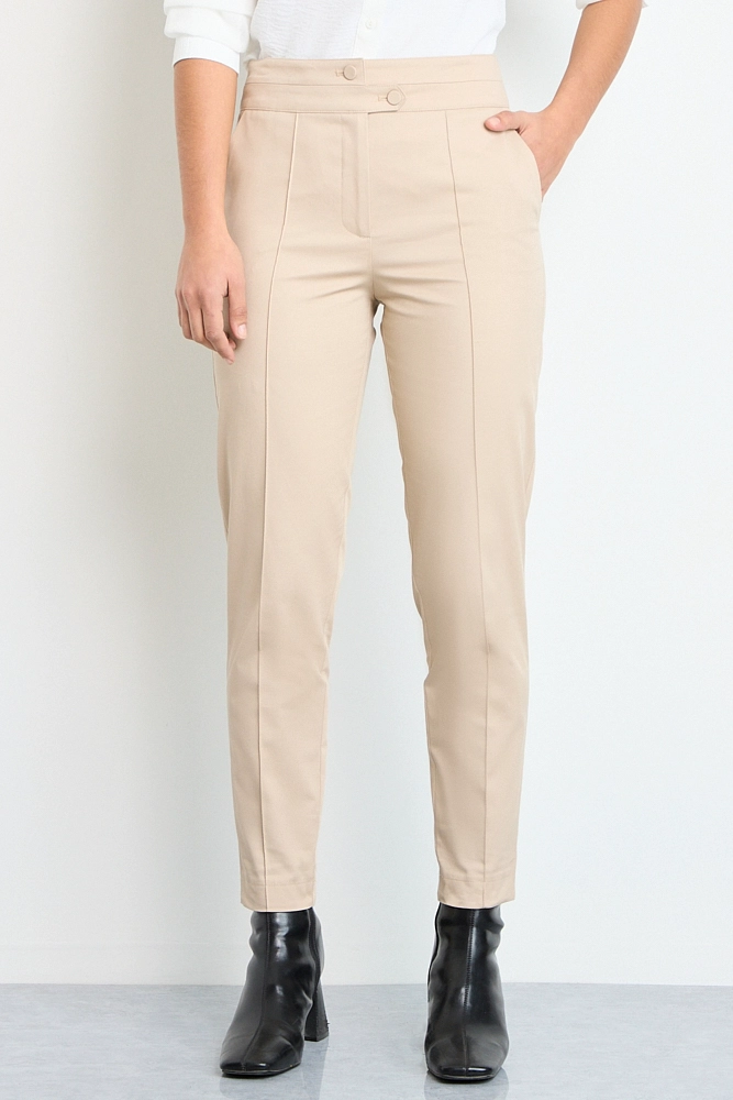 PANTALON BEIGE MUJER IO - 2