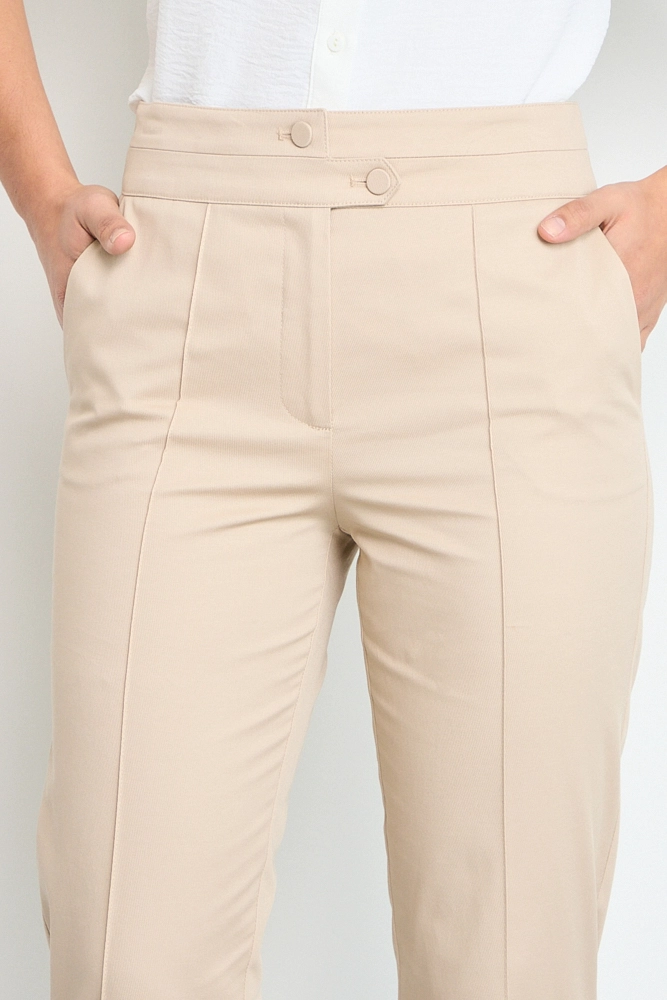 PANTALON BEIGE MUJER IO - 3