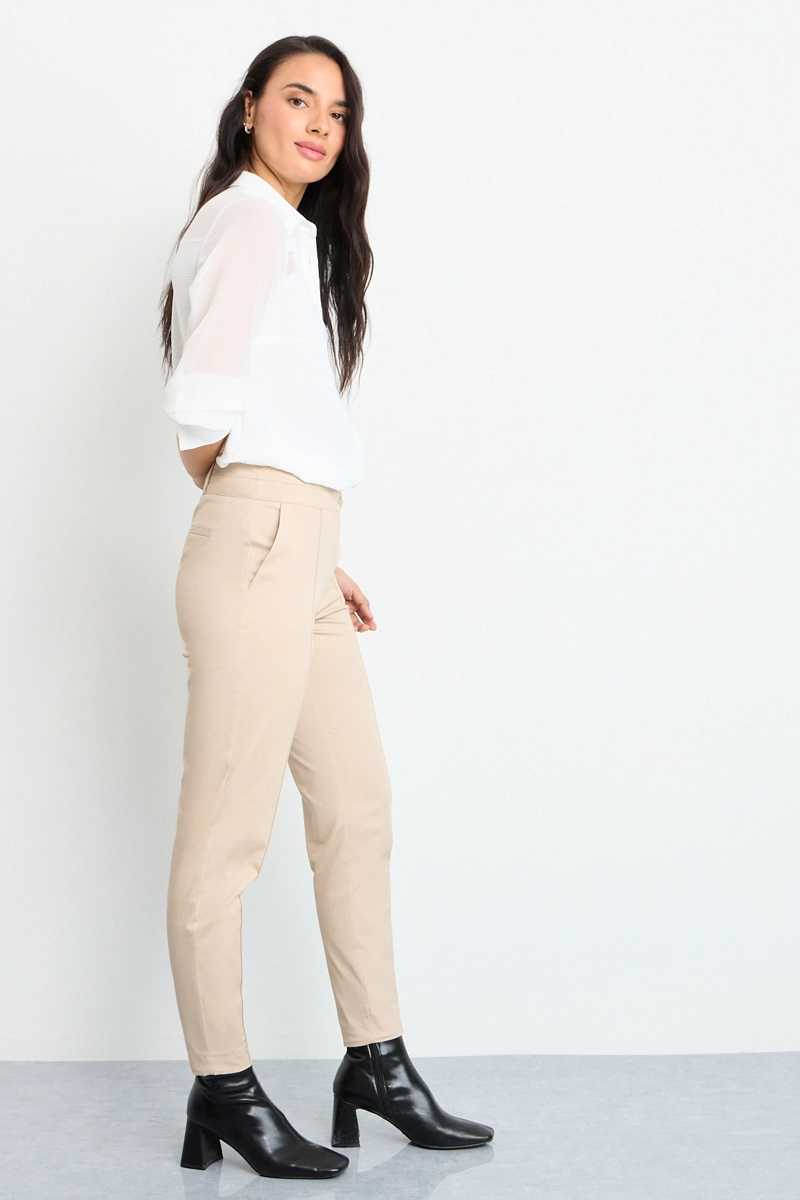 PANTALON BEIGE MUJER IO - 5