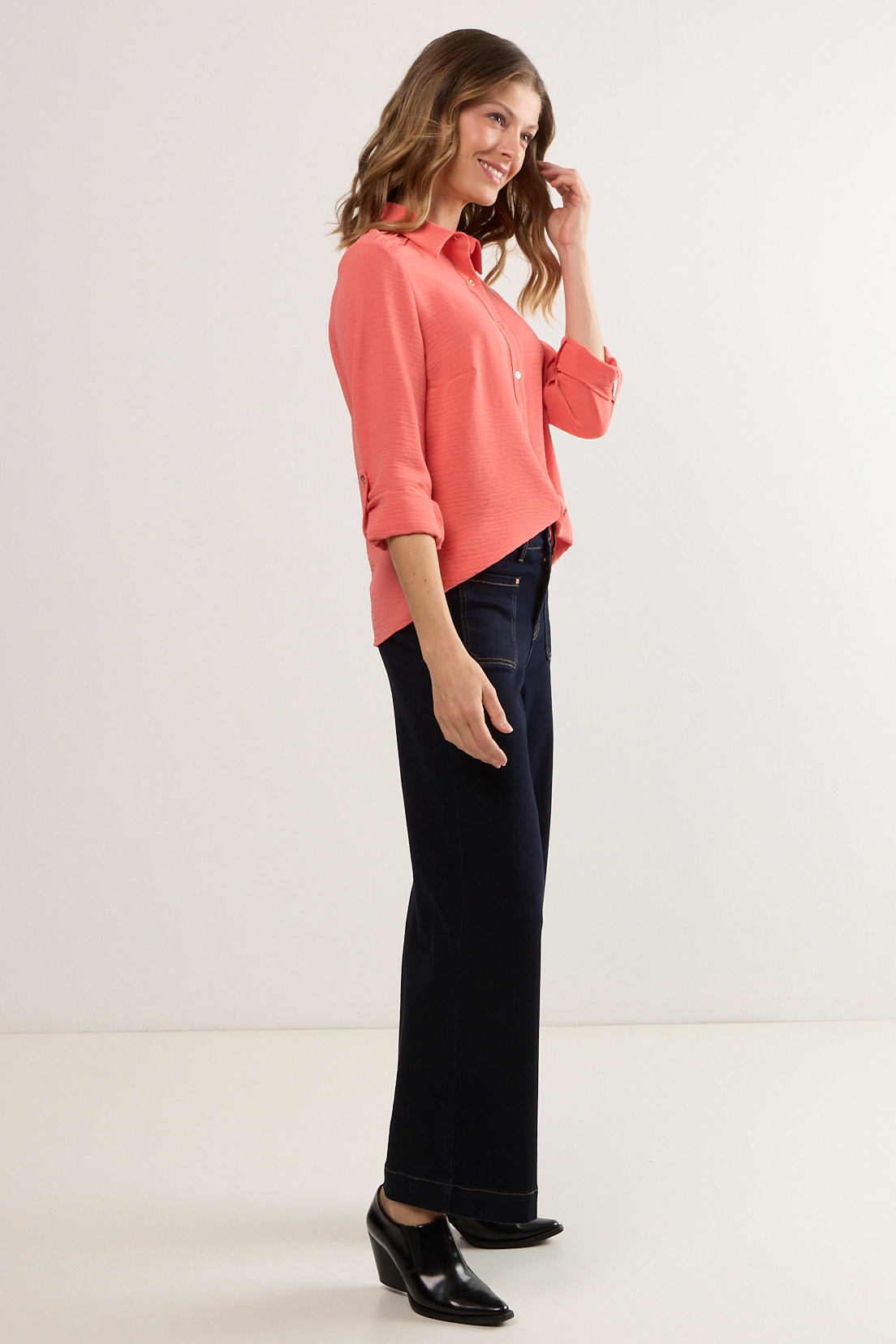 BLUSAS MANGA LARGA CORAL MUJER MAGRIFFE - 5