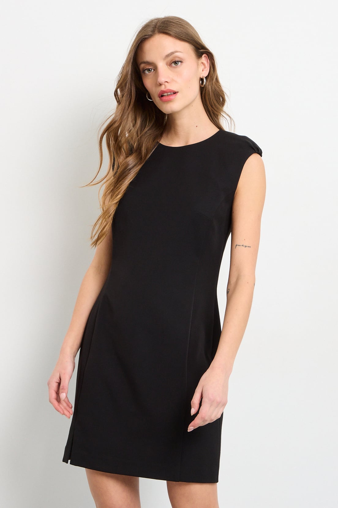 VESTIDO CORTO NEGRO MUJER IO - 1