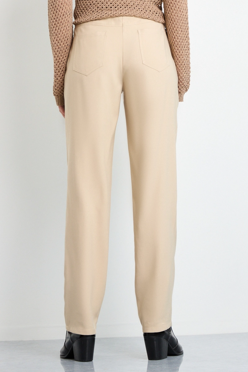 PANTALON BEIGE MUJER IO - 4