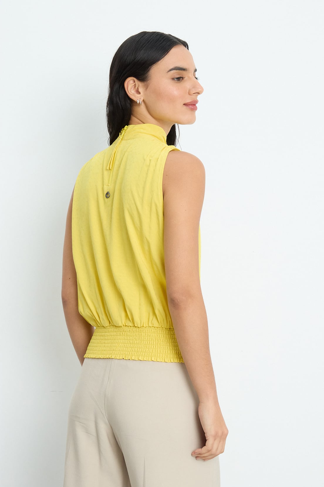 BLUSAS SIN MANGA AMARILLO MUJER IO - 2
