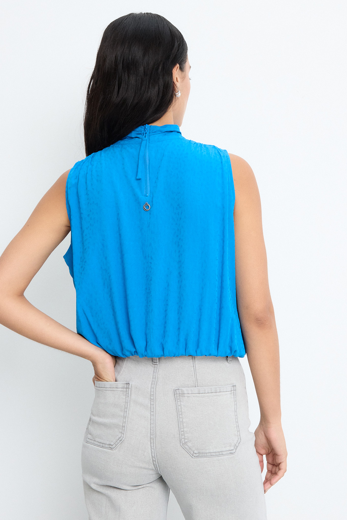 BLUSAS SIN MANGA AZUL MUJER IO - 2